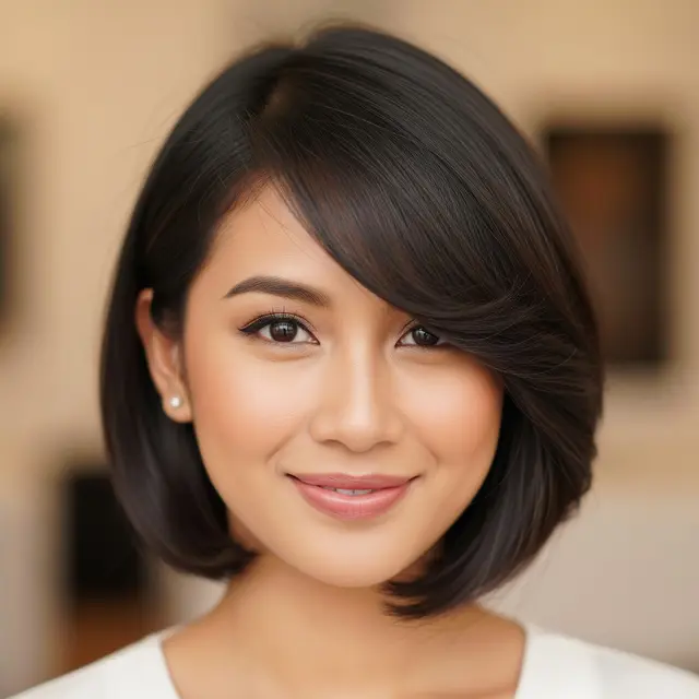 Model Potongan Rambut Bob Garis Rahang Tren 2026