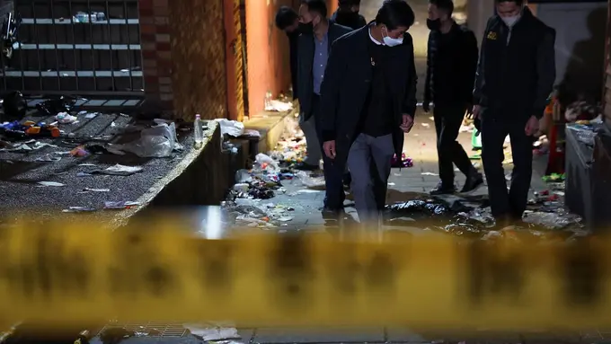 Tragedi Pesta Halloween di Itaewon Korea Selatan yang Tewaskan 151 Orang