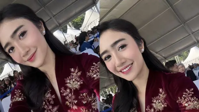 Gaya Febby Rastanty Jadi Istri Polisi. [@febbyrastanty]