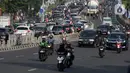 Para pengguna jalan diimbau untuk menghindari ruas jalan tersebut agar tidak terjebak kemacetan. (merdeka.com/Imam Buhori)