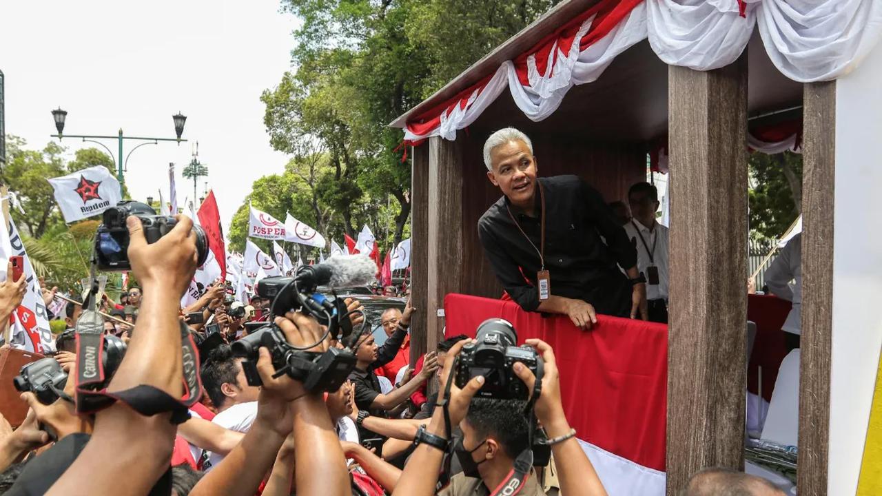 Capres Ganjar Pranowo dijadwalkan melakukan safari politik ke Kota Kupang, Nusa Tenggara Timur (NTT), Jumat (1/12).<br>
