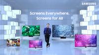 Jajaran Samsung Smart TV 2023 yang memiliki kualitas layar mengesankan. (Samsung Newsroom)