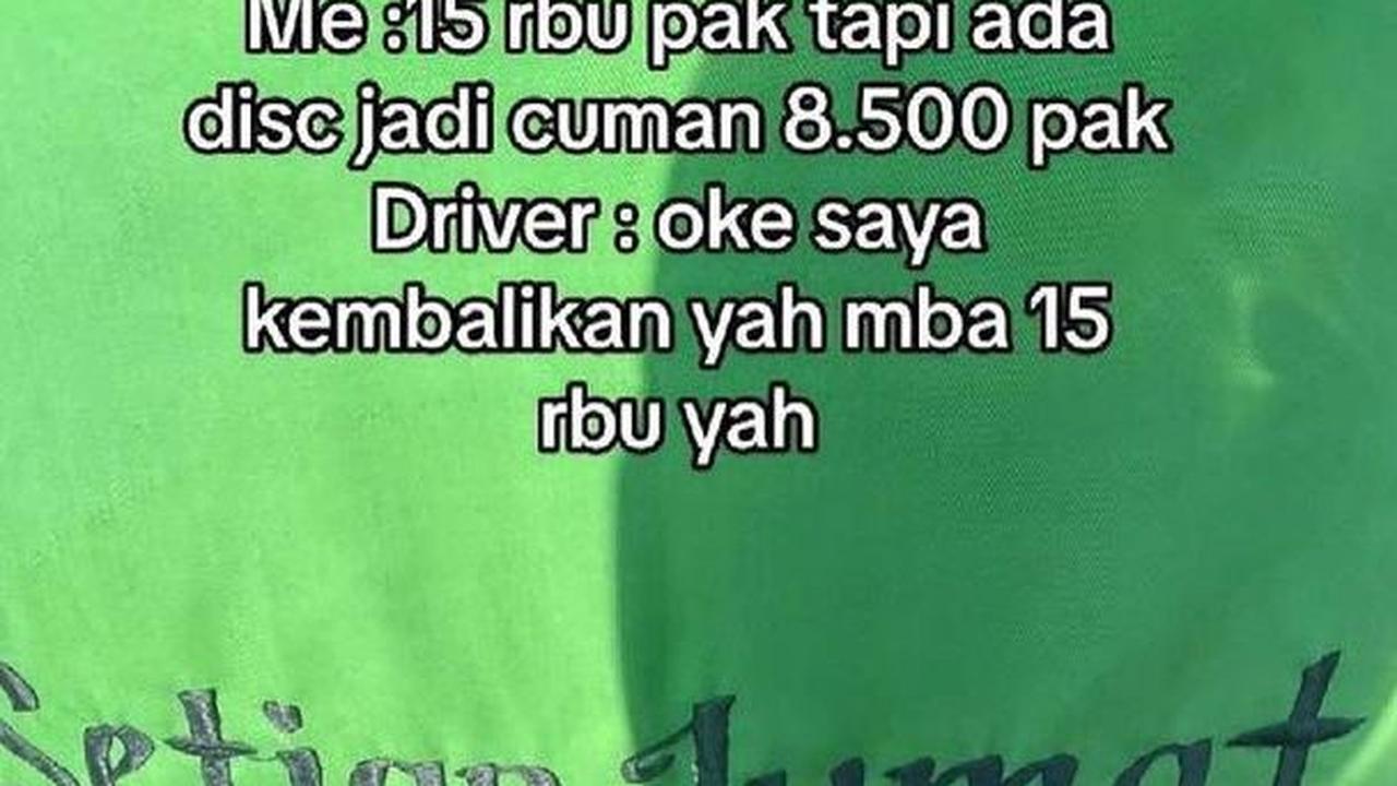 "Iya mbak tadi bayar gojek ini berapa?," ulang sang driver.<br>