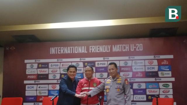 Erick Thohir, Zainudin Amali, dan Listyo Sigit