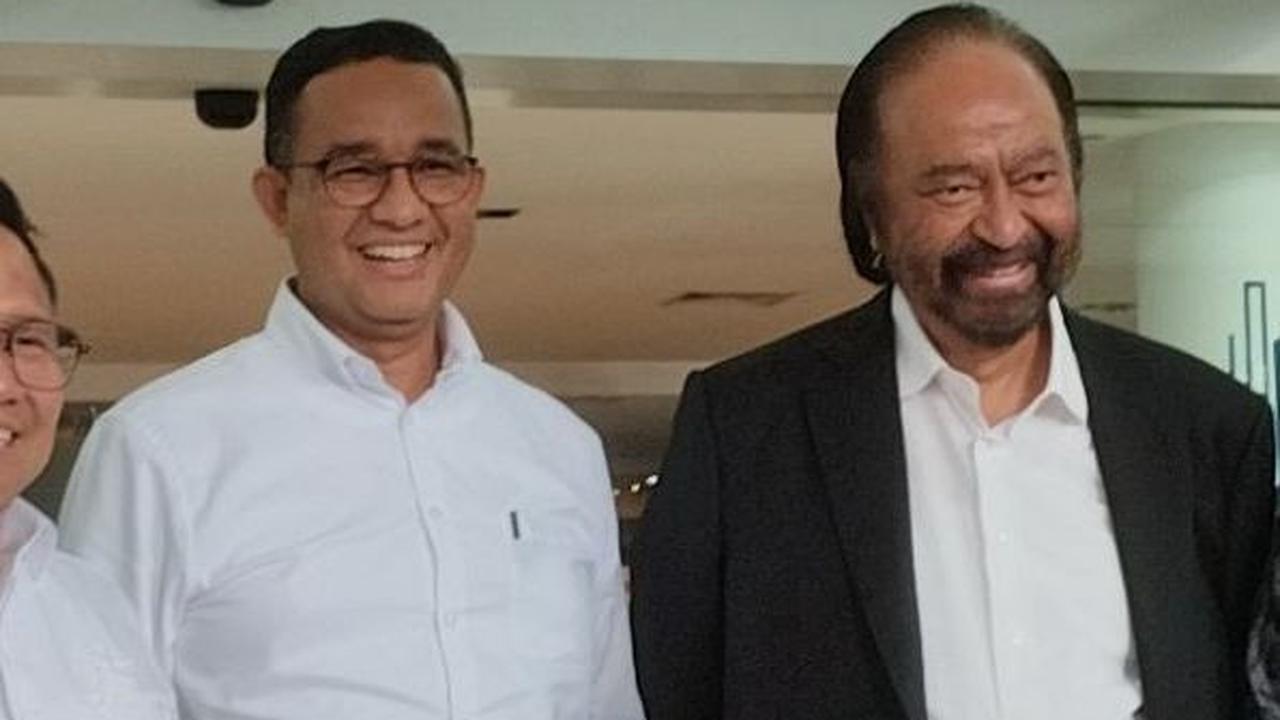 Begini Reaksi Surya Paloh Ditanya Pilih Ahmad Sahroni atau Anies Baswedan di Pilgub DKI Jakarta