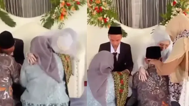 8 Momen Apes saat Pengantin Sungkeman Ini Bikin Geleng Kepala