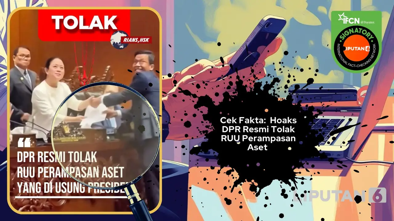 Cek fakta DPR resmi tolak RUU Perampasan Aset
