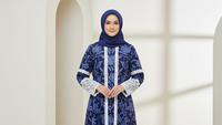 7 Tren Model Gamis Batik Brokat Warna Bold 2026 yang Elegan untuk Lebaran