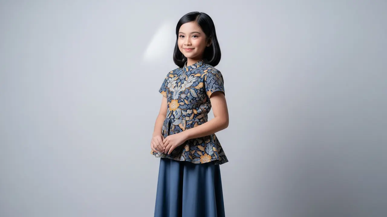 Model Atasan Batik Anak Perempuan yang Stylish