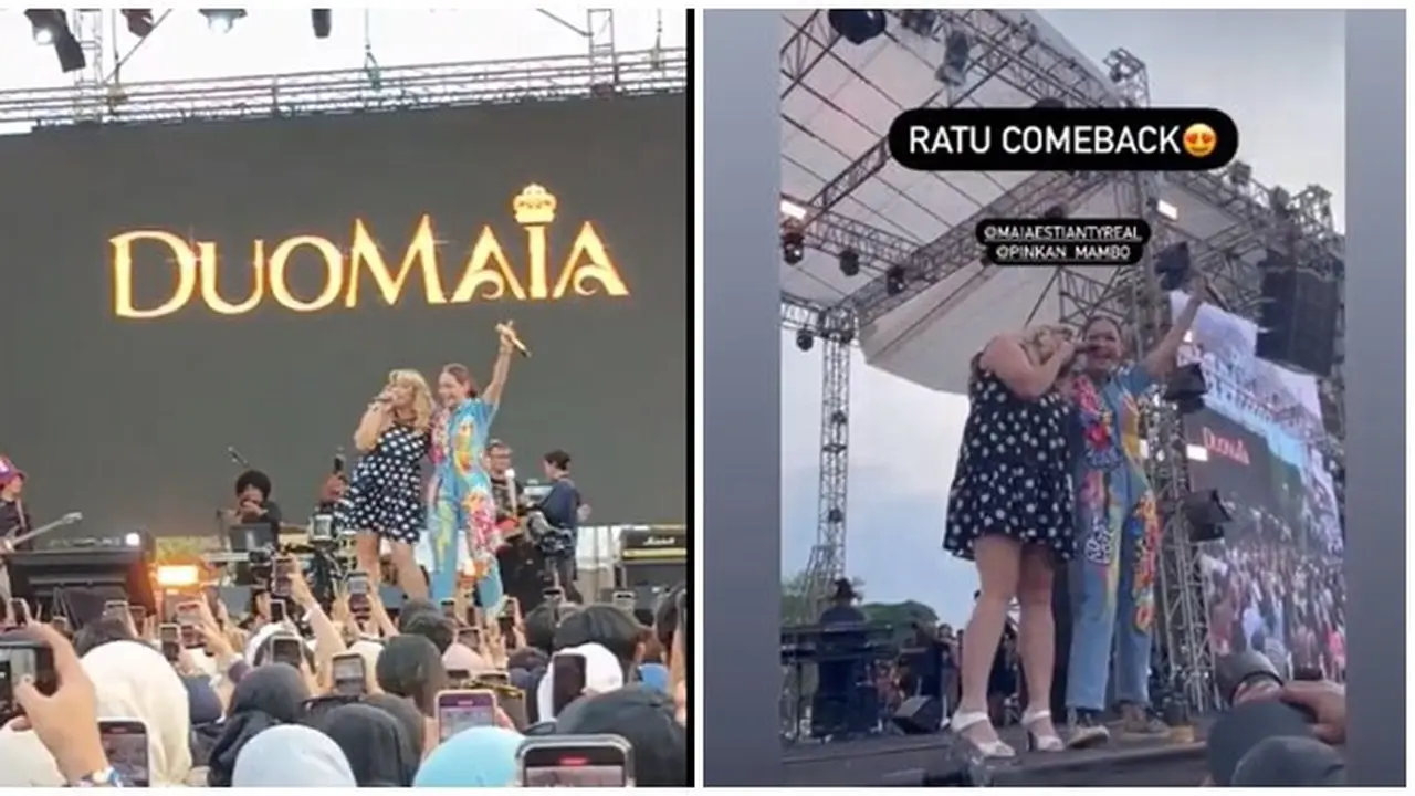 Lama Tak Bertemu, Reuni Maia Estianty dan Pinkan Mambo Ini Bikin Nostalgia
