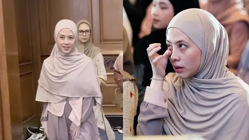 7 Momen Anggun Adhisty Zara Ikuti Kajian dengan Hijab, Tampil Memesona dan Inspiratif