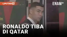 Bintang Timnas Portugal Cristiano Ronaldo sudah tiba di Doha Qatar. Bersama timnas Portugal, Ronaldi siap bertanding di Piala Dunia 2022.