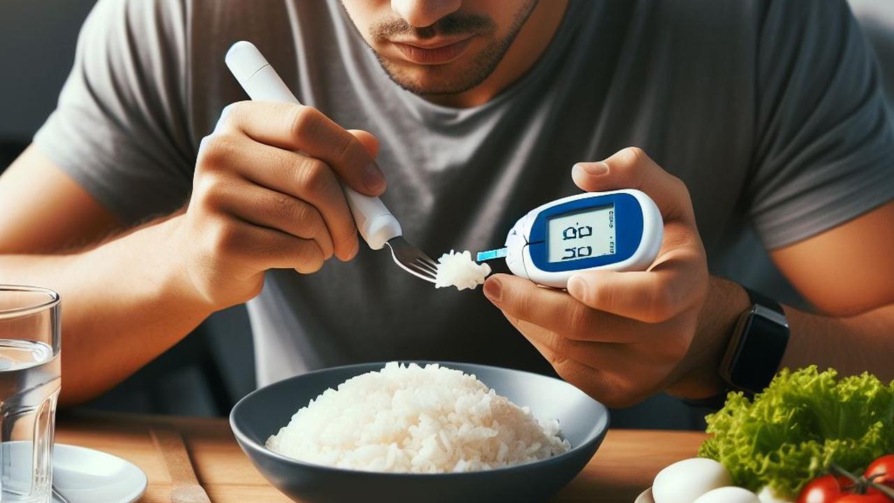 Ilustrasi Penderita Diabetes Makan Nasi Putih