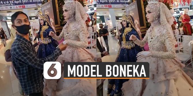 VIDEO: Unik, Model Boneka Manekin Ini Ternyata Manusia Sungguhan