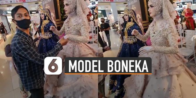 VIDEO: Unik, Model Boneka Manekin Ini Ternyata Manusia Sungguhan