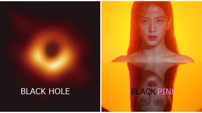 Meme Cocokologi Foto Black Hole yang Perdana Kali Dipublikasi (Sumber: Twitter/@almarietmndng)