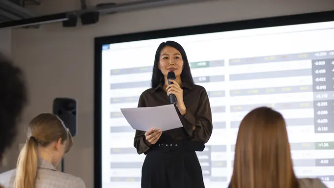 public speaking women