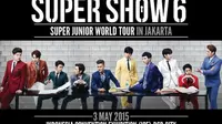 Penggemar Super Junior yang disebut ELF rela mengantre berjam-jam untuk konser Super Show 6 di Indonesia.