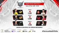 Pertandingan lengkap MPL ID Season 7 pekan kelima dapat disaksikan melalui platform streaming Vidio. (Dok. Vidio)