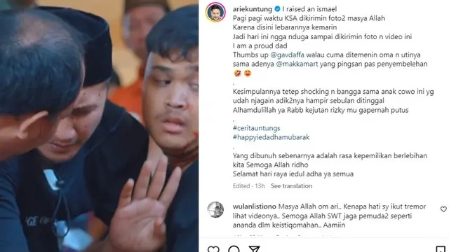 Potret Artis yang Ikut Potong Kurban di Hari Raya, Ayu Ting-Ting Hingga Ria Ricis