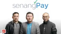 Pendiri senangPay (kiri-kanan): Al'dilah Yunus (Chief Marketing Officer), Mansor Abdul Rahman (Chief Executive Officer) and Khairul Azizi (Chief Insight Officer).