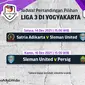 Jadwal lengkap Liga 3 DIY Kamis, 16 Desember 2021. Sumber foto : dok.vidio.com