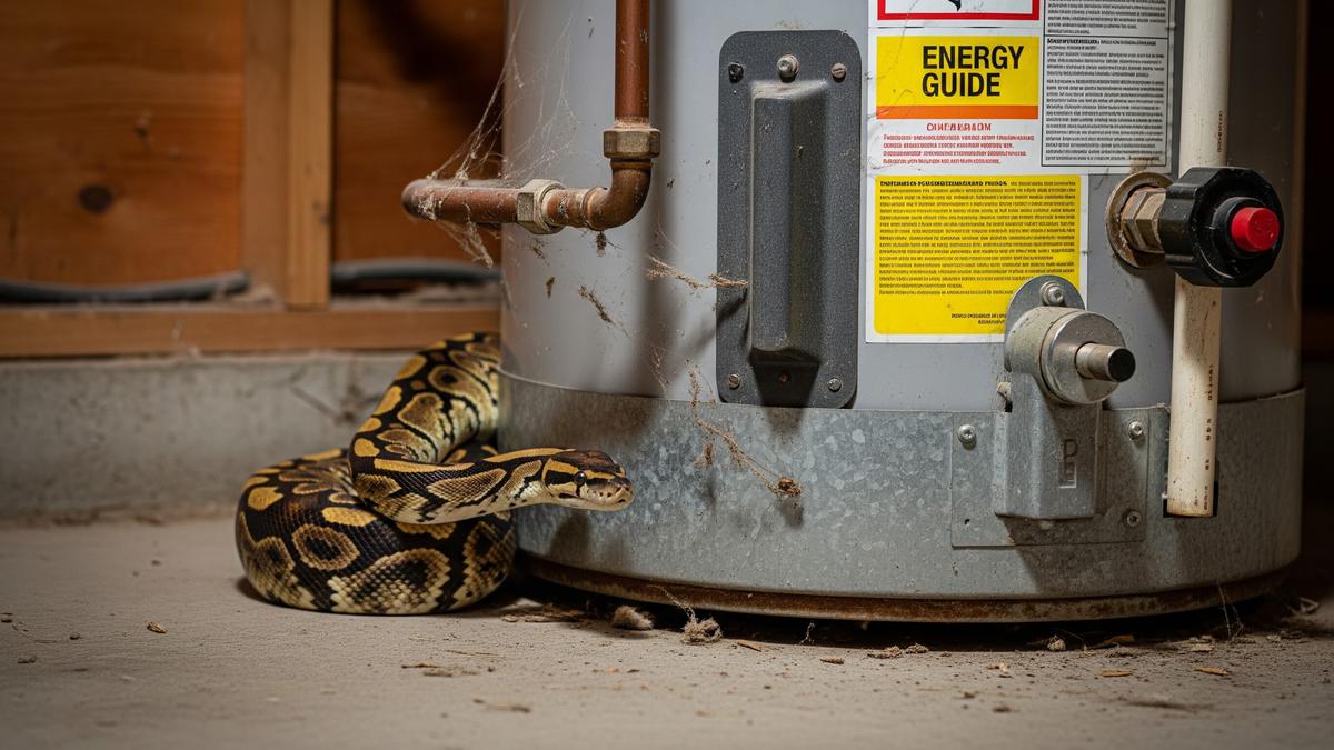 Ciri Utama Ular Menyelinap di Belakang Pemanas Air Rumah, Kenali Tandanya