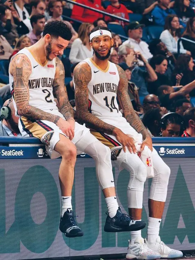 Brandon Ingram dan Lonzo Ball