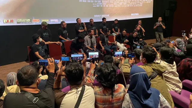 Konferensi Pers Gala Premiere Film Sayap-Sayap Patah, di Epicentrum XXI, Jakarta Selatan, Jumat (12/8). Foto: Istimewa