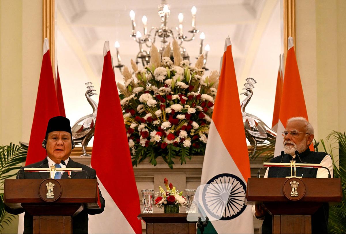 Pertemuan Presiden Prabowo dengan PM India Narendra Modi