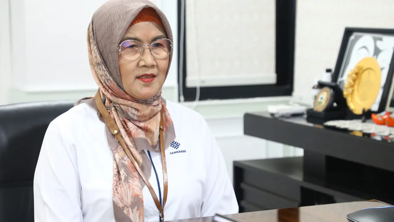 Direktur Jenderal Pembinaan Pengawasan Ketenagakerjaan dan Keselamatan dan Kesehatan Kerja (Binwasnaker dan K3), Haiyani Rumondang