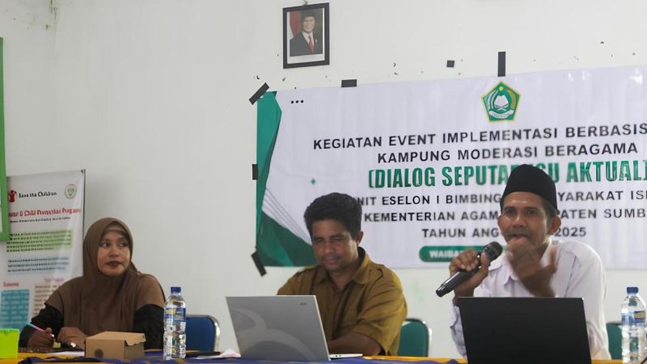 Kemenag Sumba Tengah Intensifkan Kampanye Moderasi Beragama demi Harmoni Sosial