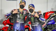 Dua pembalap Monster Energy Yamaha MotoGP, Fabio Quartararo dan Maverick Vinales. (Monster Energy Yamaha MotoGP)