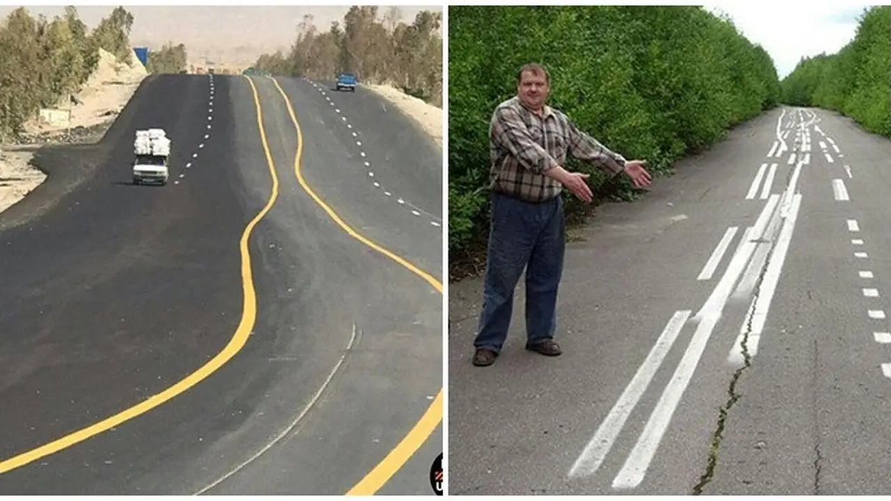 10 Potret Garis Pada Markah Jalan Ini Bikin Pengendara Bingung