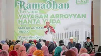Ramadhan Bersama Arroyyan-Hanta Yuda, Puluhan Ribu Dhuafa dan Yatim Mendapatkan Santunan