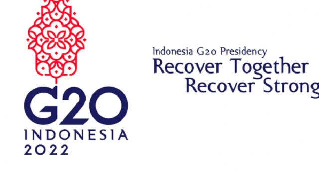 Logo resmi G20 yang diketuai Indonesia.