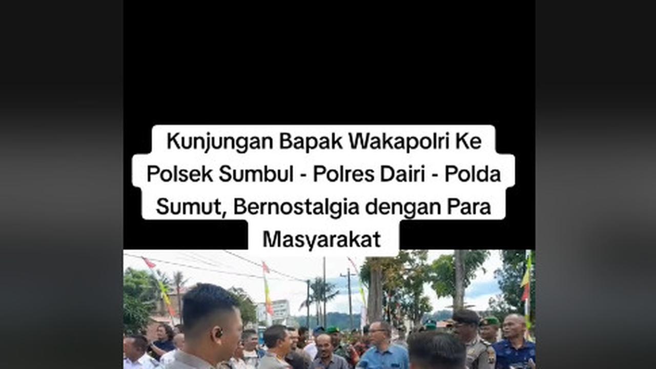 Wakapolri Komjen Agus 'Sidak' Polsek