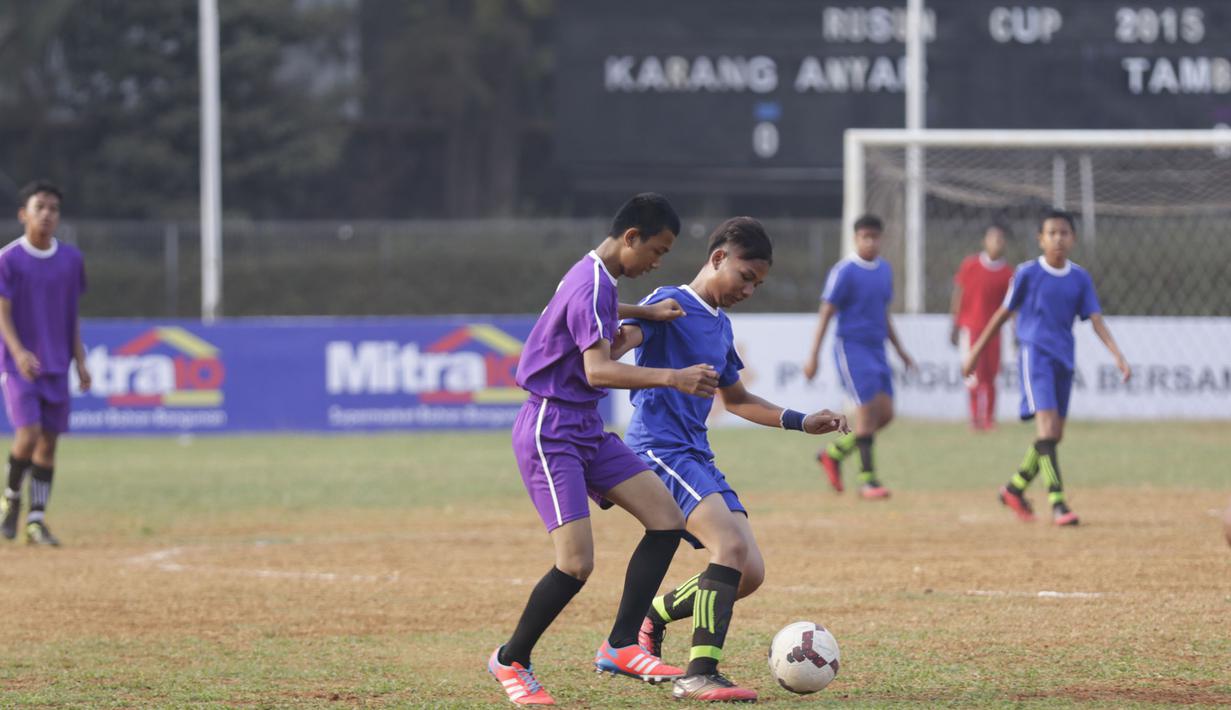 Ajang Rusun Cup 2015 menjadi sarana pembinaan character building untuk generasi muda. (Bola.com/Vitalis Yogi Trisna)