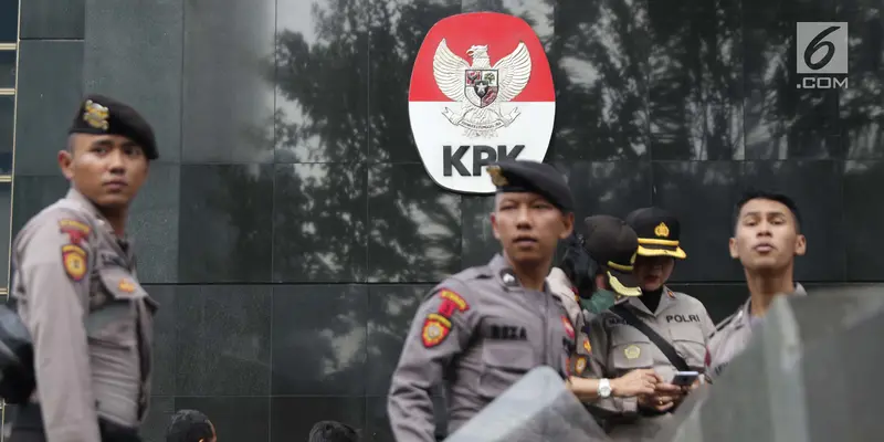 Jadi Sasaran Aksi Unjuk Rasa, Polisi Perketat Penjagaan Gedung KPK