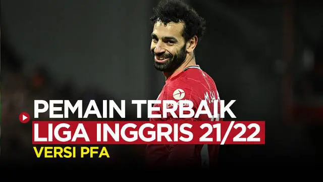 Berita video Mohamed Salah meraih penghargaan PFA Player Of The Year 2021/2022.
