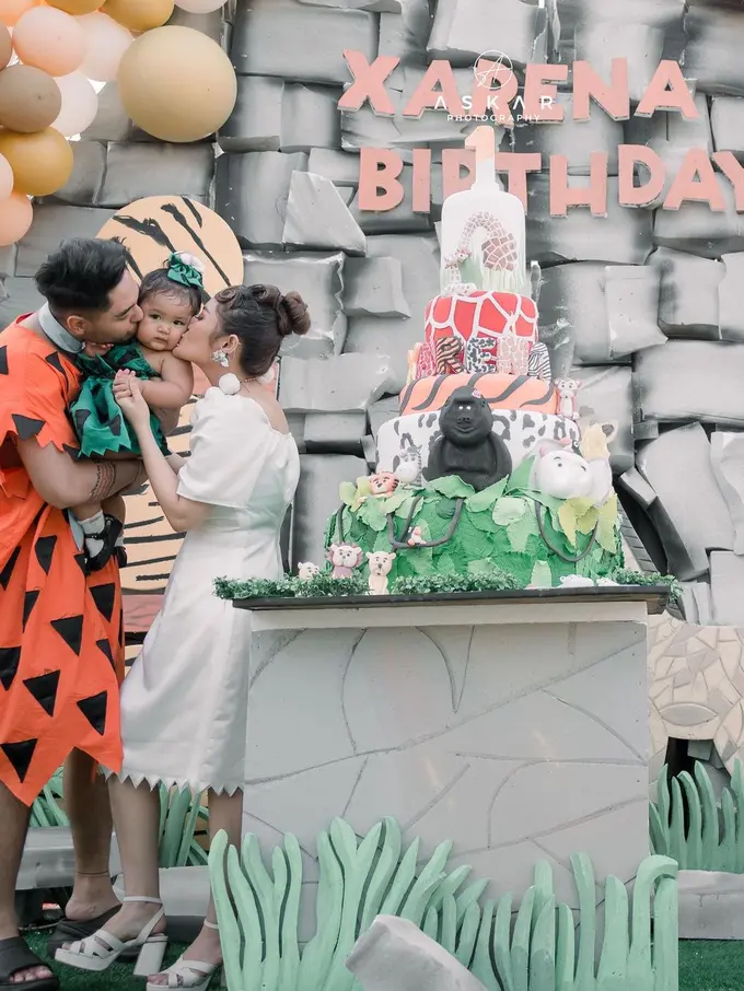 Siti Badriah dan Krisjiana Baharudin rayakan ulang tahun Xarena