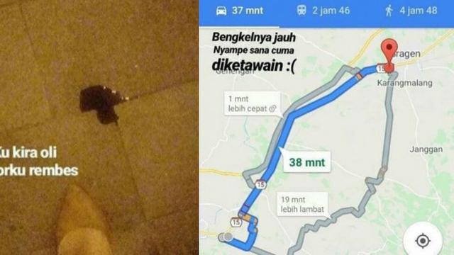 Motor dibawa ke bengkel gara-gara kecap tumpah