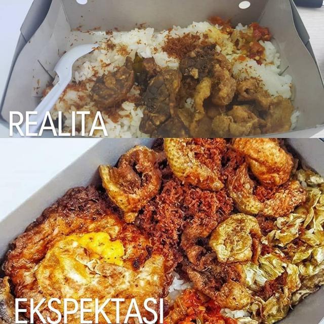 zonk saat pesan makanan online