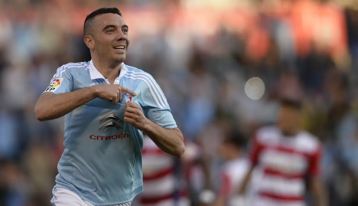 4. Iago Aspas (Celta Vigo) - 10 gol dan 2 assist (AFP/Miguel Riopa)