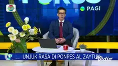 Simak Fokus Pagi (23/06) dengan beberapa berita di antaranya, Ricuh, Unjuk Rasa di depan Ponpes Al Zaytun, Razia Aksi Premanisme, Temuan Kerangka Bayi, Pria Obesitas Meninggal Dunia.
