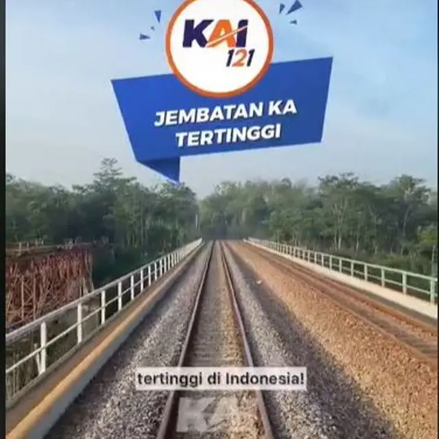 Menengok Jembatan Cisomang, Jembatan Kereta Tertinggi di Indonesia