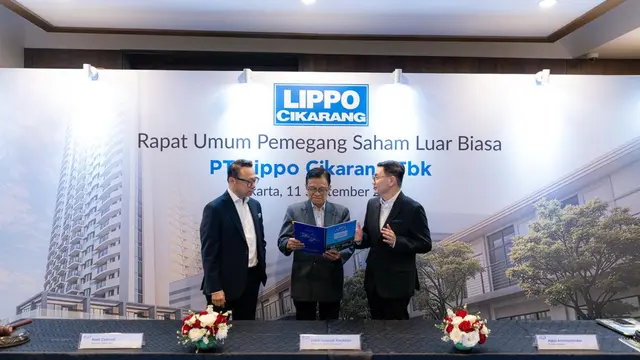 Rapat Umum Pemegang Saham Luar Biasa (RUPSLB) PT Lippo Cikarang Tbk (LPCK) di Aryaduta Menteng, Jakarta. (Dok LPCK)