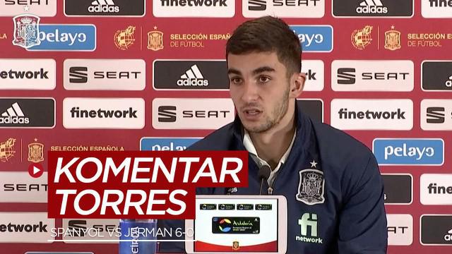 Berita video komentar Ferran Torres setelah Timnas Spanyol melumat Jerman 6-0 di UEFA Nations League 2020/2021, Rabu (18/11/2020) dinihari WIB.