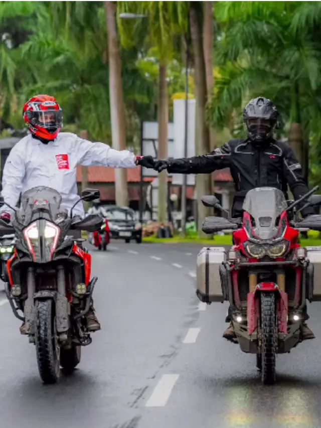 Potret Gary Iskak yang Memang Suka Motoran dan Touring (Foto: Dok. Gary Iskak)