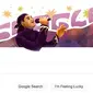 Musisi Didi Kempot ditampilkan di Google Doodle Minggu, 26 Februari 2023. (Dok. Google)